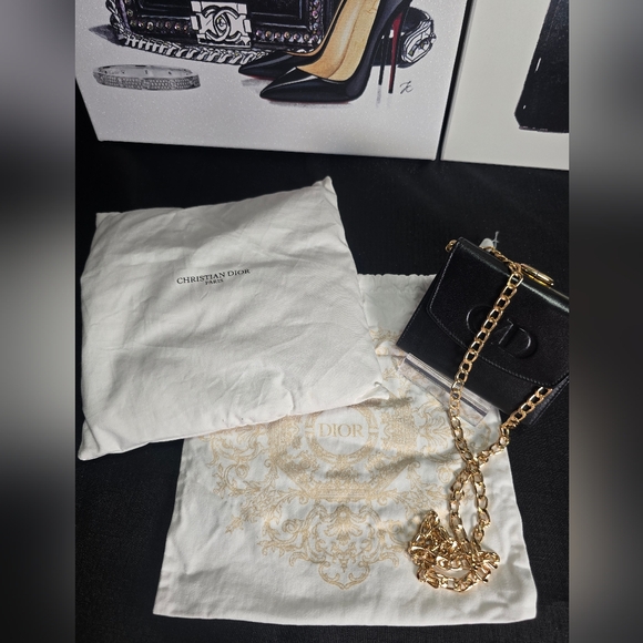 🔥💯AUTH VINTAGE CHRISTIAN DIOR DIOR CLASP COMPACT GAMAGUCHI LEATHER WALLET - Picture 12 of 15